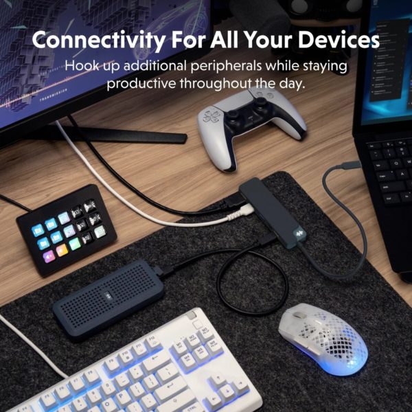 Cổng Chuyển HyperDrive (USA) Flex 5 ports USB-C hub - HD4101