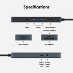 Cổng Chuyển HyperDrive (USA) Flex 8 ports USB-C hub - HD4102